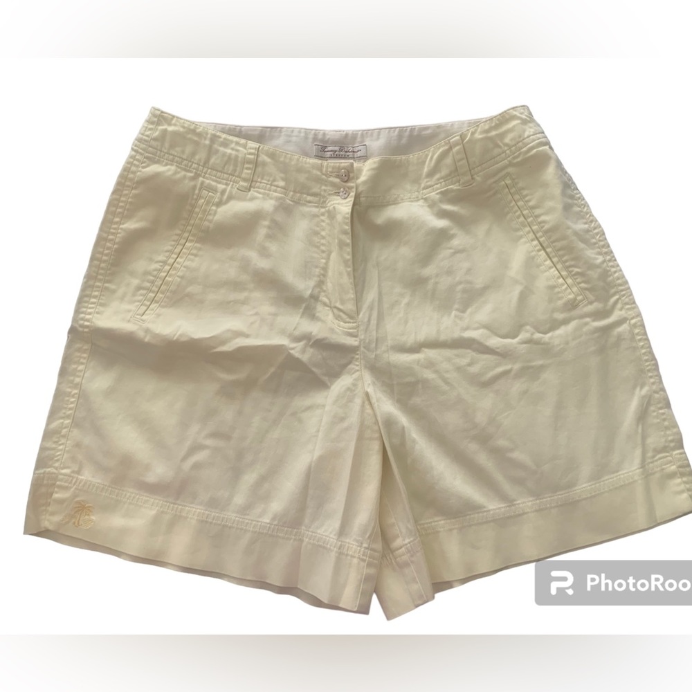 Tommy Bahama Yellow Stretch Shorts Size 10